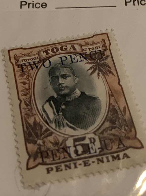 Photo 1 of TONGA 1944 AND 1897 STAMPS