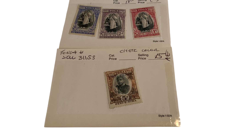 Photo 1 of TONGA 1944 AND 1897 STAMPS
