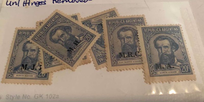 Photo 1 of ARGENTINA 1944, 1938 AND 1935 STAMPS