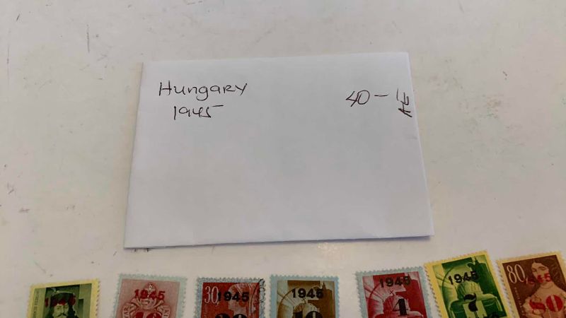 Photo 1 of HUNGARY 1945 STAMPS
