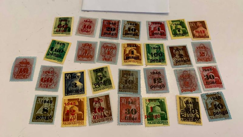 Photo 1 of HUNGARY 1945 STAMPS