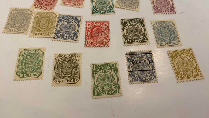 Photo 1 of TRANSVAAL 1880 COAT OF ARMS STAMPS