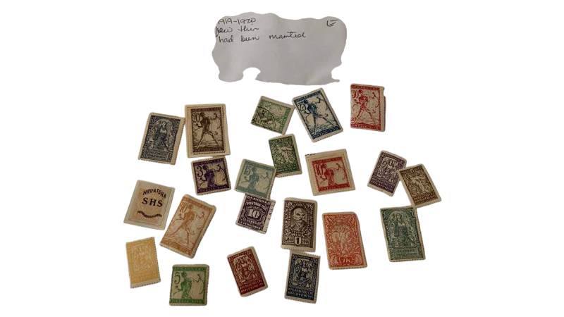 Photo 1 of VINTAGE YUGOSLAVIA 1919 STAMPS