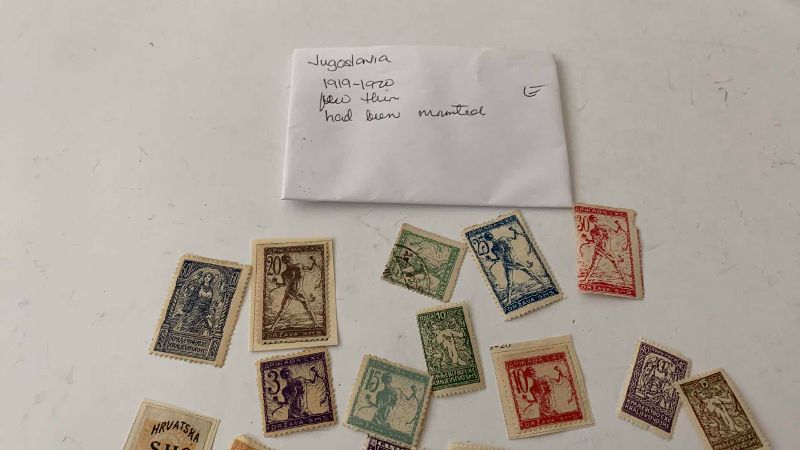Photo 1 of VINTAGE YUGOSLAVIA 1919 STAMPS