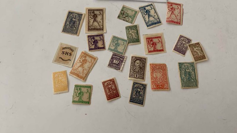 Photo 1 of VINTAGE YUGOSLAVIA 1919 STAMPS