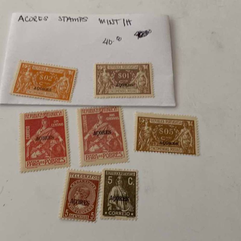 Photo 1 of PORTUGUESE STAMPS AZORES