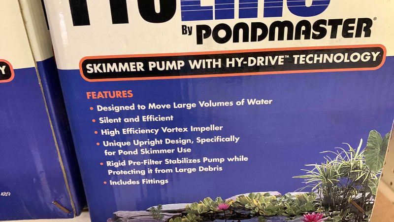 View 2 of POND MASTER PROLINE SKIMMER PUMP WITH HIGH DRIVE TECHNOLOGY 1400 GPH