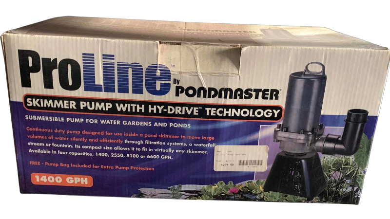 View 1 of POND MASTER PROLINE SKIMMER PUMP WITH HIGH DRIVE TECHNOLOGY 1400 GPH