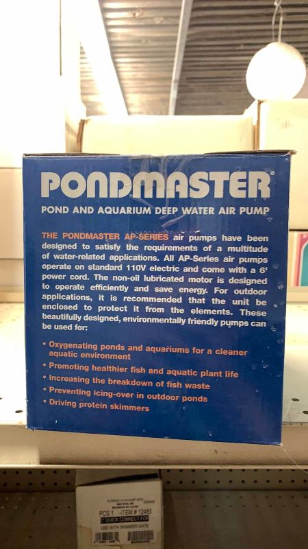 View 3 of PONDMASTER DEEP WATER, AIR PUMP MODEL AP 20
