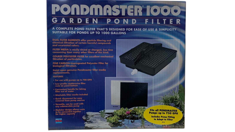 View 1 of PONDMASTER 1000 GARDEN POND FILTER