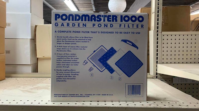 View 2 of PONDMASTER 1000 GARDEN POND FILTER