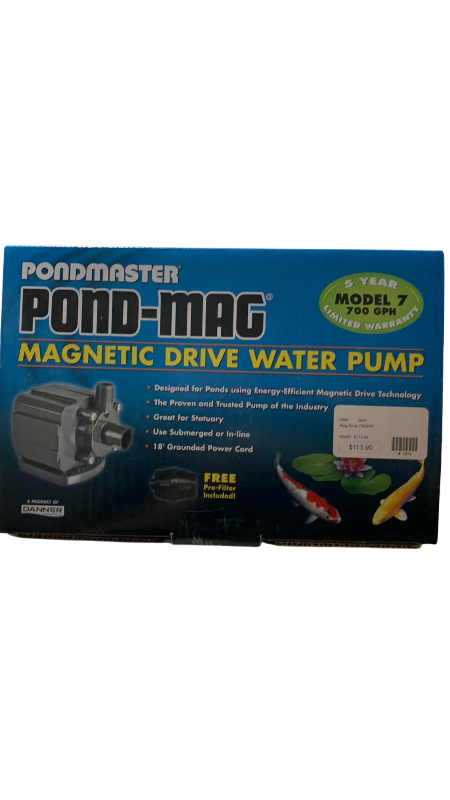View 1 of PONDMASTER POND-MAG MAGNETIC DRIVE WATER PUMP MODEL SEVEN 700 GPH