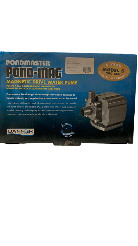 View 1 of $101 PONDMASTER POND-MAG MAGNETIC DRIVE WATER PUMP MODEL FIVE 500 GPH
