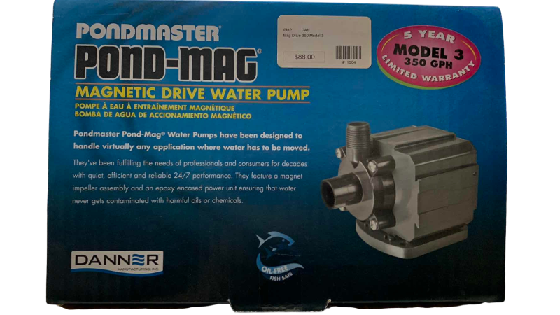 View 1 of PONDMASTER POND-MAG MAGNETIC DRIVE WATER PUMP MODEL THREE 350 GPH