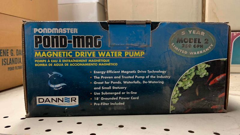 View 2 of $82 PONDMASTER POND-MAG MAGNETIC DRIVE WATER PUMP MODEL TWO, 250 GPH