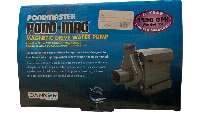 View 1 of PONDMASTER POND, MAG MAGNETIC DRIVE WATER PUMP MODEL 12 1200 GPH