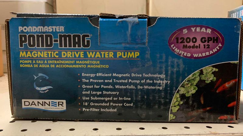 View 2 of PONDMASTER POND, MAG MAGNETIC DRIVE WATER PUMP MODEL 12 1200 GPH
