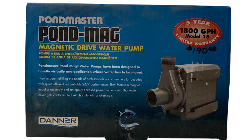 View 1 of PONDMASTER POND-MAG MAGNETIC DRIVE WATER PUMP MODEL 18 1800 GPH