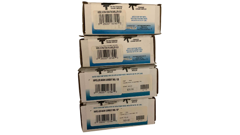 View 1 of FOUR PONDMASTER SUPREME REPLACEMENT IMPELLED ASSEMBLIES MODEL 12 B