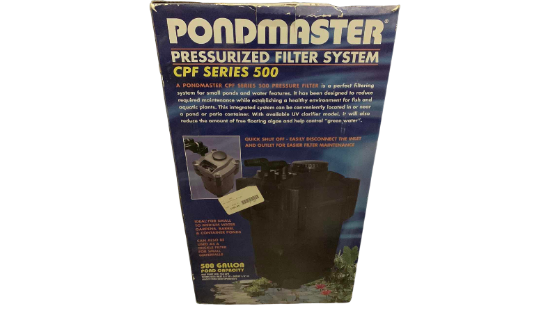 View 1 of PONDMASTER PRESSURIZED FILTER SYSTEM CPF SERIES 500 500 GALLON POND CAPACITY