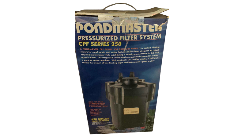 View 1 of PONDMASTER PRESSURIZED FILTER SYSTEM CPF SERIES 250 250 GALLON POND CAPACITY