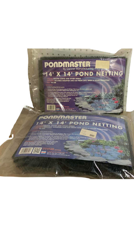 View 1 of TWO PONDMASTER POND NETTING 14‘ X 14‘