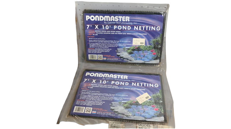 View 1 of TWO PONDMASTER POND NETTING 7’ X 10’
