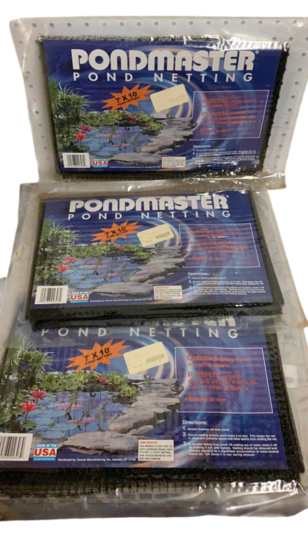View 1 of $45 THREE PONDMASTER POND NETTING 7’ X 10’