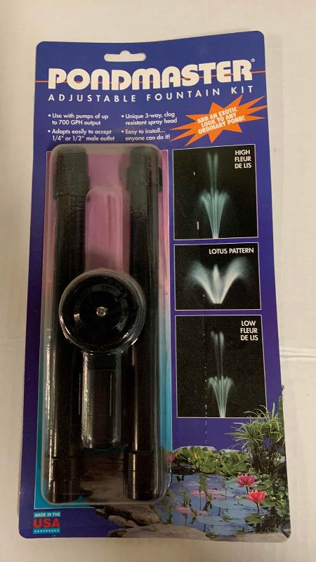 View 2 of $72 THREE PONDMASTER ADJUSTABLE FOUNTAIN KITS