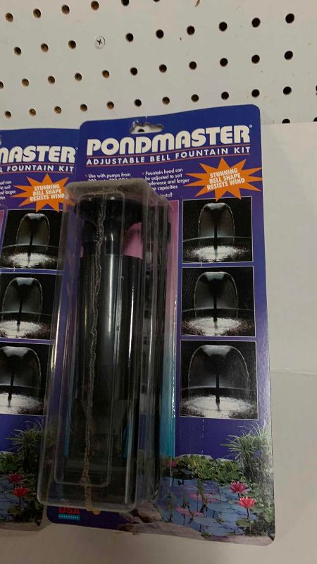 View 2 of THREE PONDMASTER ADJUSTABLE BELL FOUNTAIN KITS