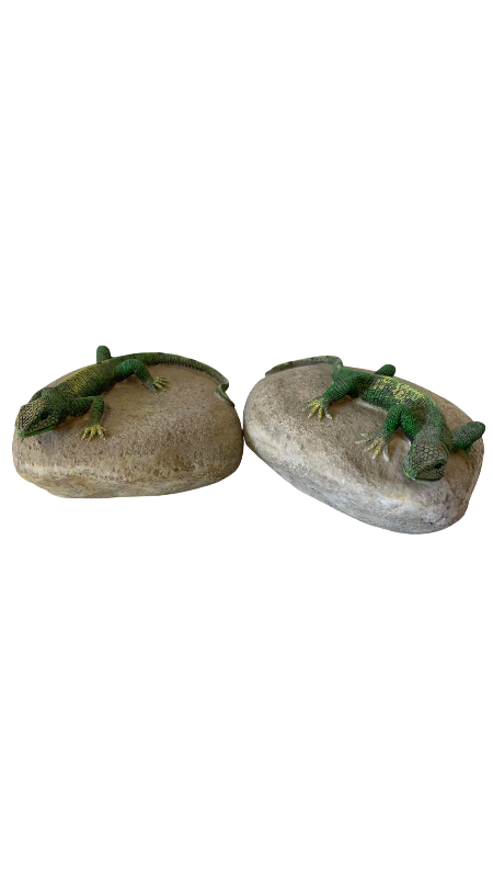 View 1 of GECKOS ON ROCK PADS 5“ X 3“