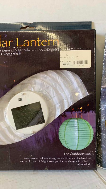 View 3 of THREE SOJI SOLAR LANTERNS