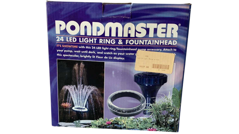 View 1 of PONDMASTER 24 LED LIGHT RING AND FOUNTAIN HEAD