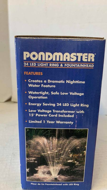 View 4 of PONDMASTER 24 LED LIGHT RING AND FOUNTAIN HEAD