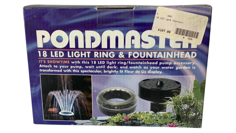 View 1 of PONDMASTER 18 LED LIGHTING AND FOUNTAIN HEAD