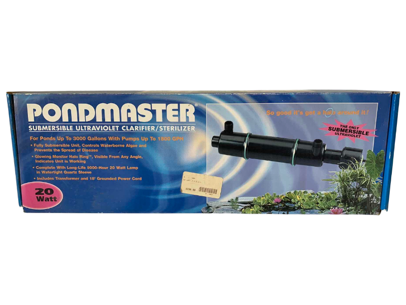 View 1 of POND MASTER SUBMERSIBLE ULTRAVIOLET CLARIFIER – STERILIZER 20 W