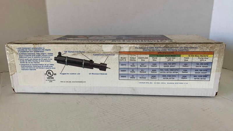 View 3 of PONDMASTER PROLINE UV CONVERSION KIT FOR PRESSURE FILTERS