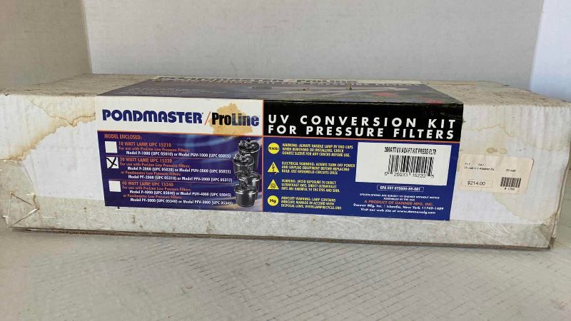 View 2 of PONDMASTER PROLINE UV CONVERSION KIT FOR PRESSURE FILTERS