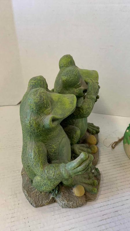 View 3 of RESIN FROGS TALLEST IS 8 1/2 INCHES