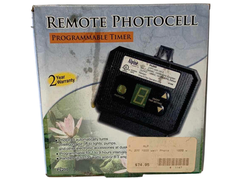 View 1 of REMOTE PHOTOCELL PROGRAMMABLE TIMER