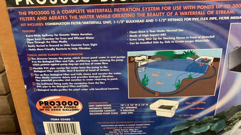View 3 of PROLINE PRO 3000 BIOME MATRIX FILTER AND FALLS