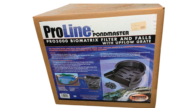 View 1 of PROLINE PRO 5000 BIO MATRIX FILTER AND FALLS WITH UPFLOW GRATE