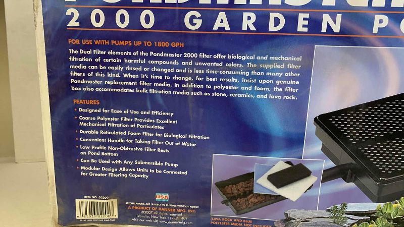 View 3 of POND MASTER 2000 GARDEN POND FILTER