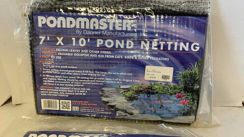 View 2 of POND MASTER 7’ X 10’ POND NETTING