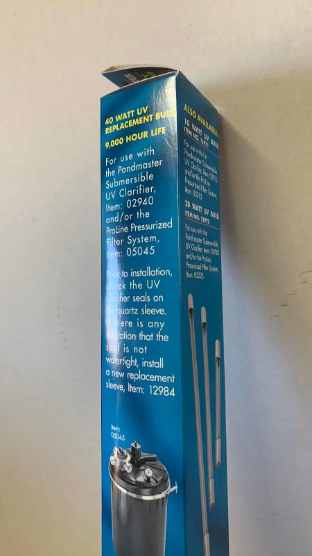 View 3 of POND MASTER 40 W UV BULB