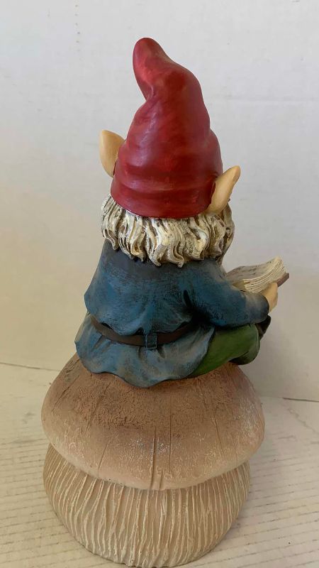 View 2 of GARDEN GNOME TOAD HOUSE, 12” TALL