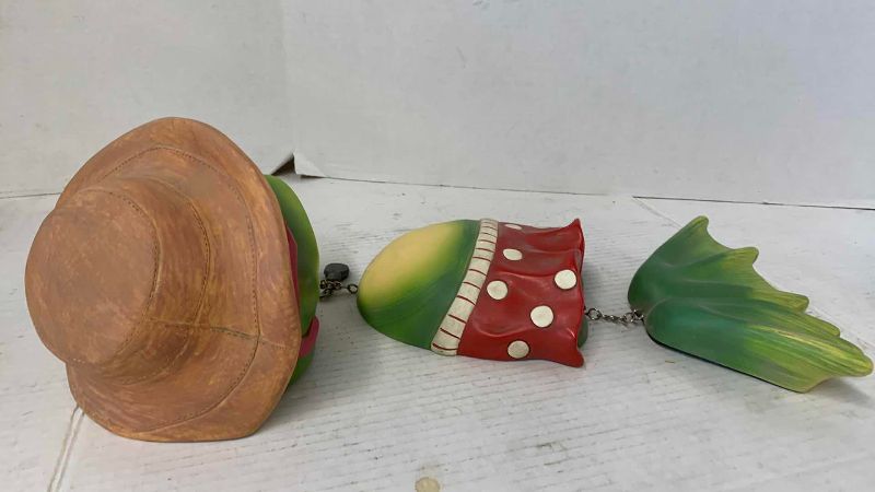 View 3 of THREE PIECE RESIN FROG POND FLOATER 22” LONG