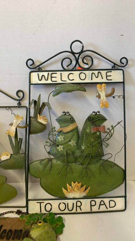 View 3 of FROG WELCOME ITEMS TALLEST 13”