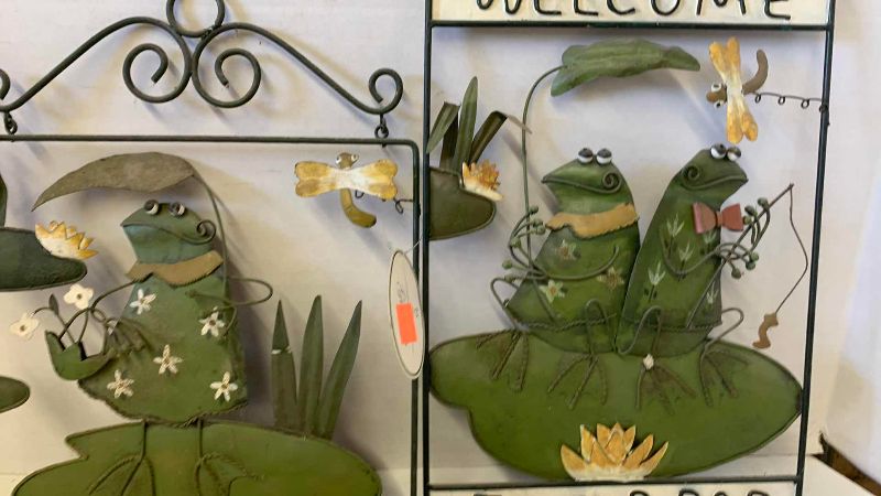 View 2 of FROG WELCOME ITEMS TALLEST 13”