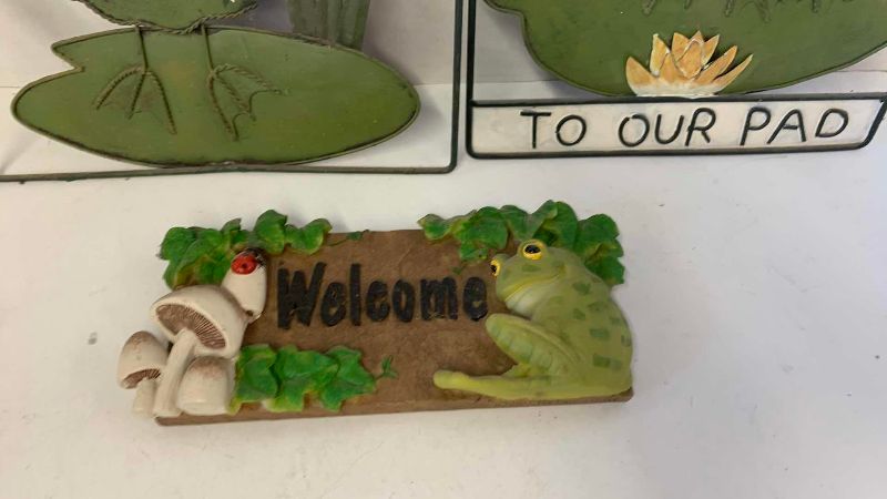 View 3 of FROG WELCOME ITEMS TALLEST 13”